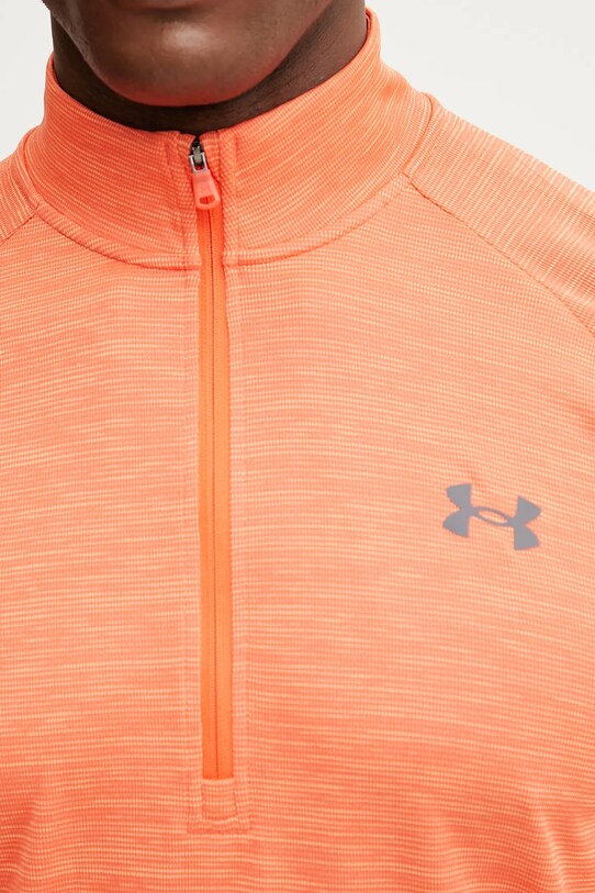 Under Armour bluză de trening Tech Textured 1382797 portocaliu