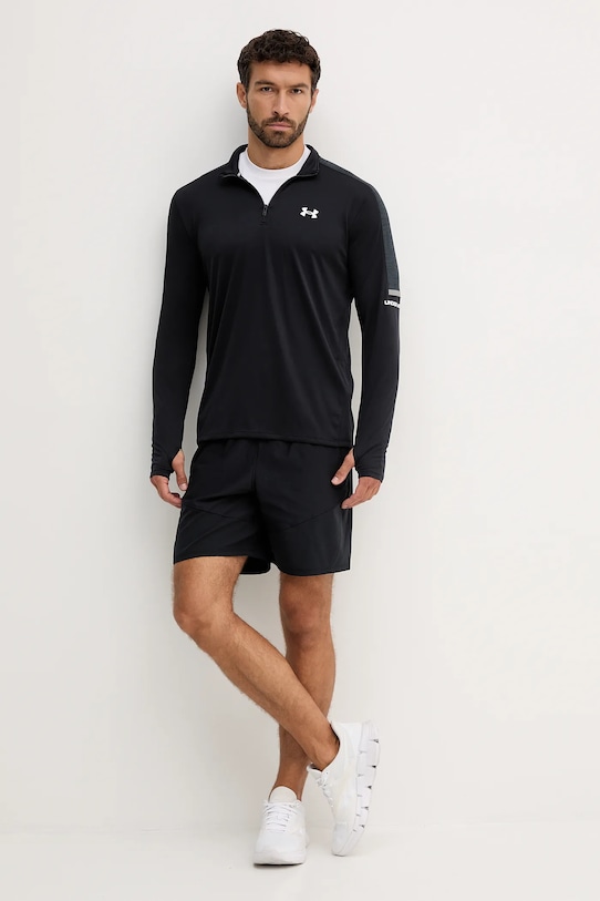 Under Armour edzős pulóver Tech Utility 1385977 fekete SS25