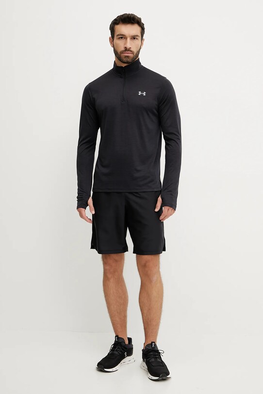 Joggingová mikina Under Armour Launch 6005542 černá SS25