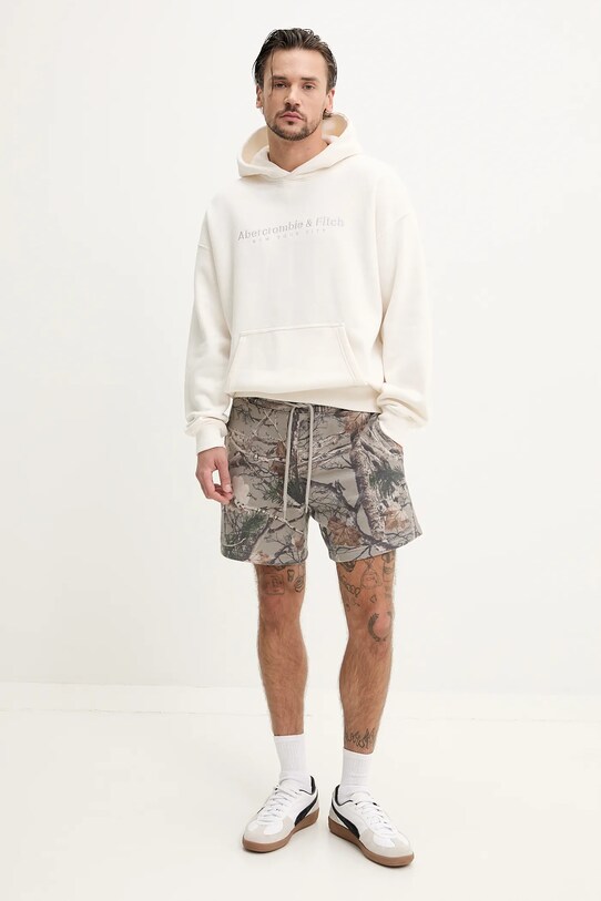 Μπλούζα Abercrombie & Fitch KI175.5121.100 μπεζ SS25