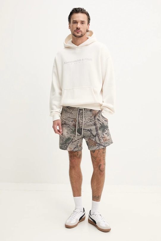 Abercrombie & Fitch bluza KI175.5121.100 beżowy SS25