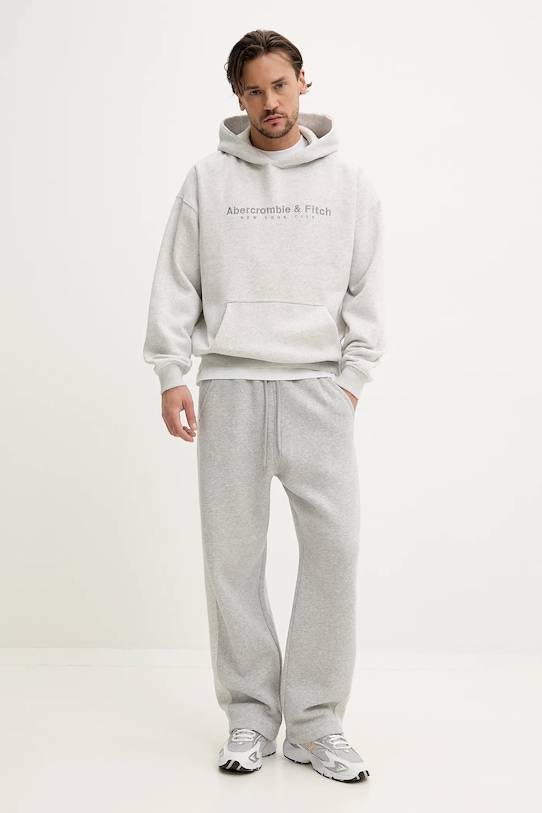 Abercrombie & Fitch bluza KI175.5121.112 szary SS25