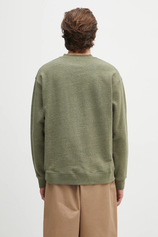 Odzież Barbour bluza Barbour Calton OS Fit Crew Sweatshirt MOL0676 zielony