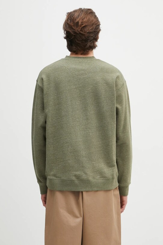 Abbigliamento Barbour felpa Barbour Calton OS Fit Crew Sweatshirt MOL0676 verde