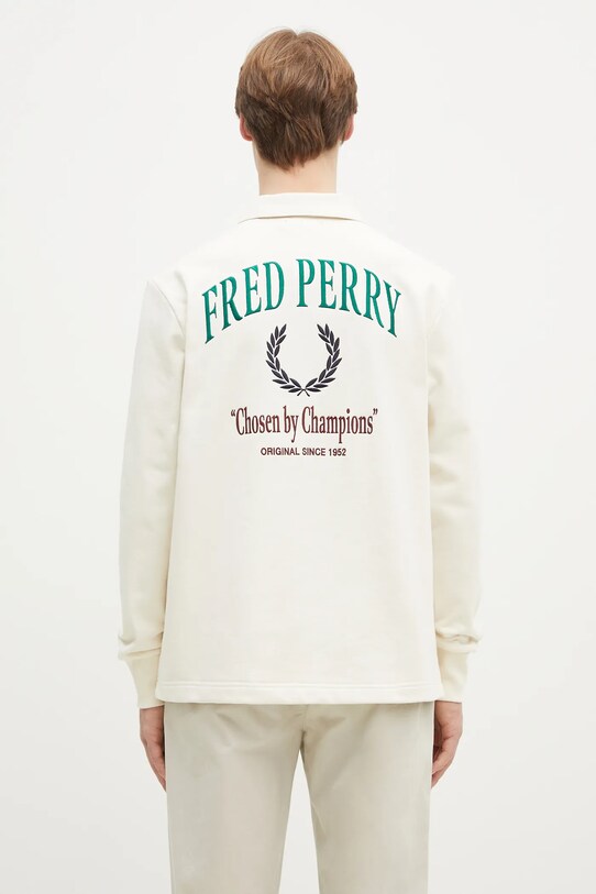 Clothing Fred Perry cotton sweatshirt M9846.560 beige