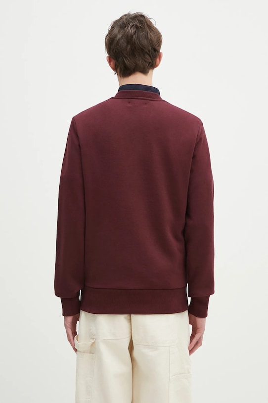 Odzież Fred Perry bluza bawełniana M9891.597 bordowy