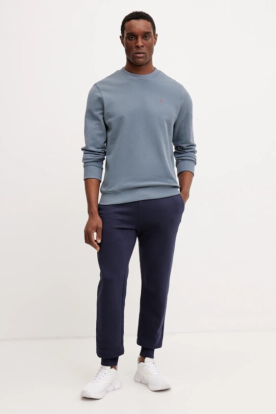 Napapijri felpa in cotone Balis Crew NP0A4H89G1Y1 blu SS25