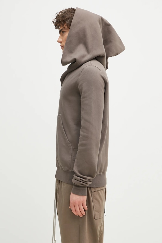 Bavlnená mikina Rick Owens Mountain DU01E3286.F hnedá SS25