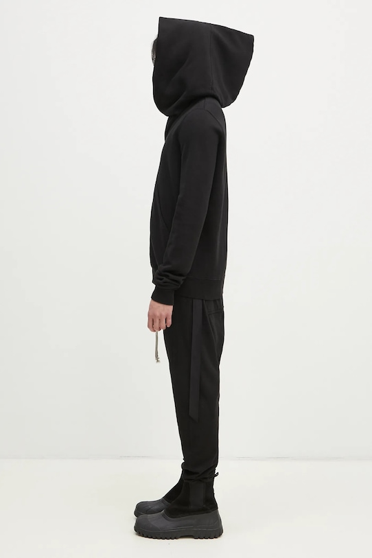 Rick Owens cotton sweatshirt Mountain DU01E3286.F black SS25