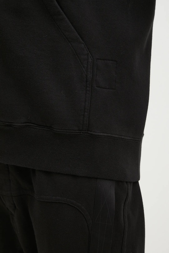 Rick Owens cotton sweatshirt Mountain black DU01E3286.F