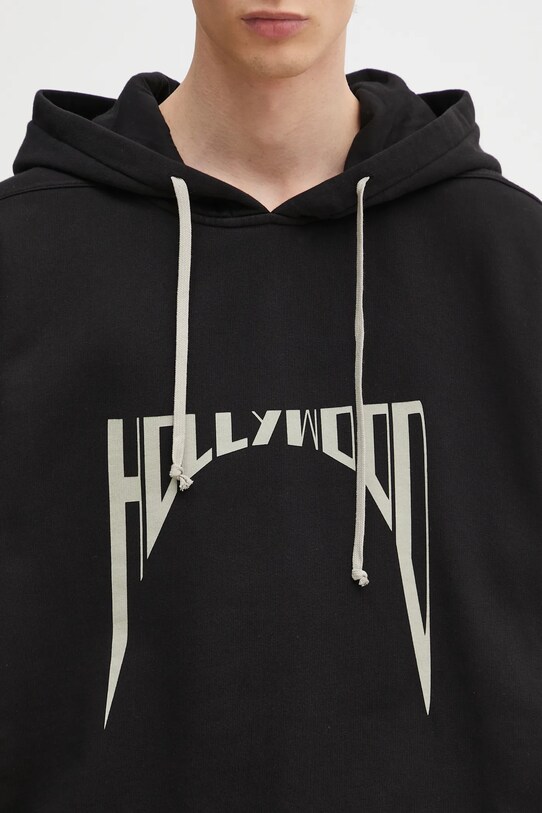 Rick Owens cotton sweatshirt Oversized black DU01E3262.FEP2P