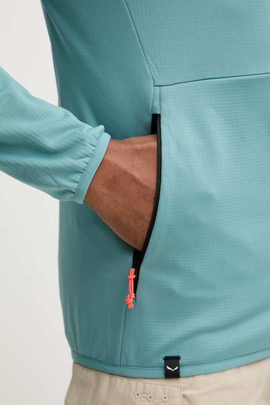 Salewa bluza sportowa Puez Cammino 00.0000029094 turkusowy