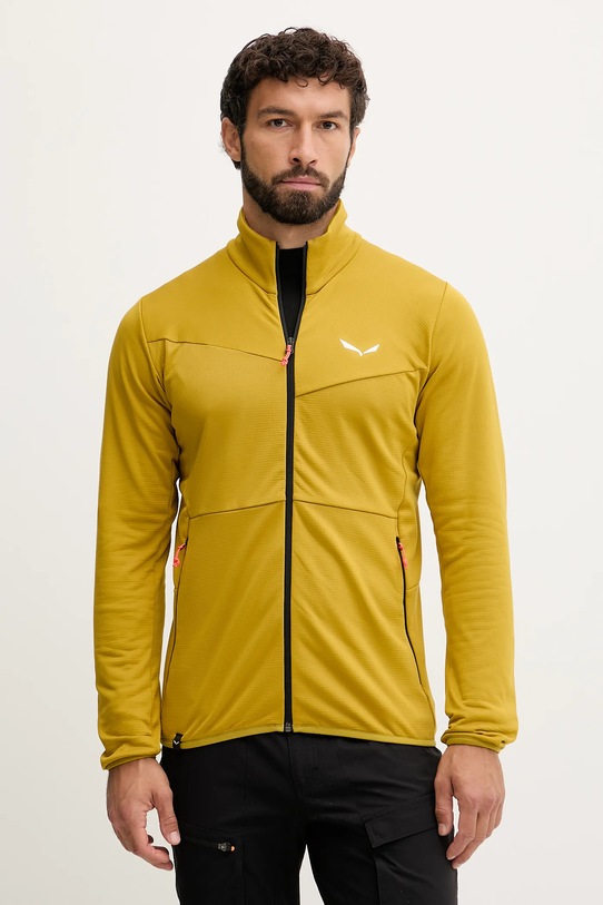 Salewa bluza sportowa Puez Cammino bez kaptura żółty 00.0000029094
