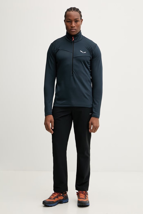 Outdoorová mikina Salewa Puez Cammino 00.0000029096 tmavomodrá SS26