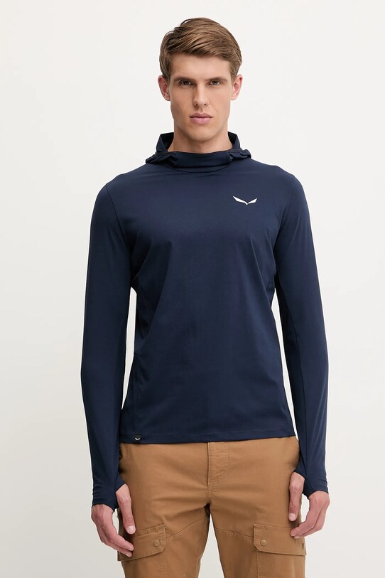 Salewa longsleeve sport Puez Sun uni bleumarin 00.0000029098