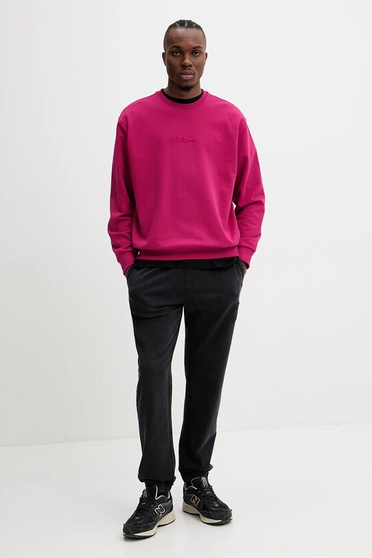 Vans pamut melegítőfelső VN000NWBC9L1 rózsaszín SS25