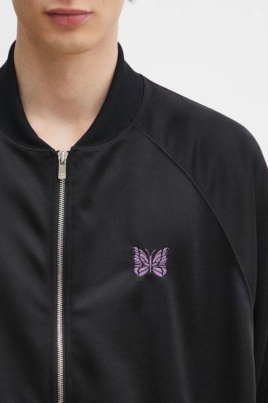 Needles felpa Dolman Sleeve Track nero QV324