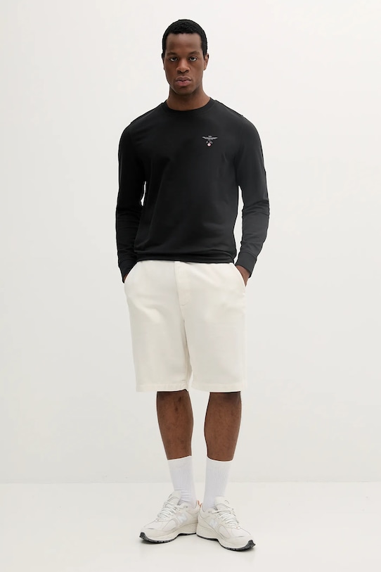 Mikina Aeronautica Militare FE1769F459 černá SS25