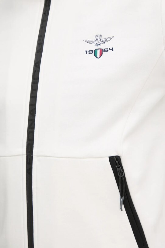 Хлопковая кофта Aeronautica Militare FE1986F581 белый