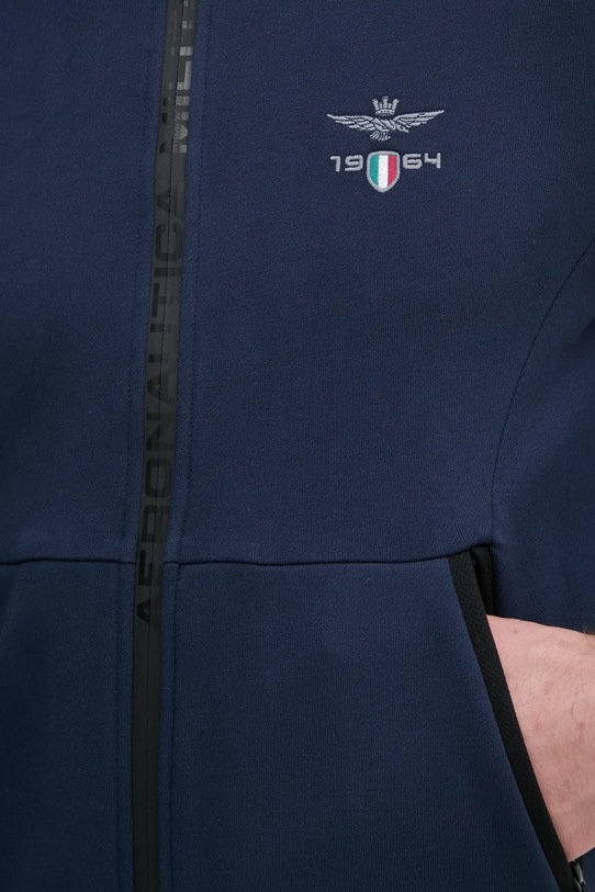 Хлопковая кофта Aeronautica Militare FE1986F581 тёмно-синий