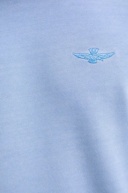 Хлопковая кофта Aeronautica Militare FE1991F583 голубой