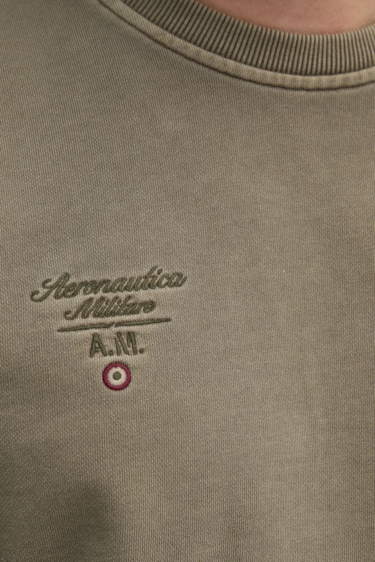 Aeronautica Militare hanorac de bumbac FE1991F583 verde