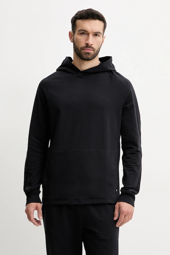 On bluză trening Studio uni negru 1MF11760553