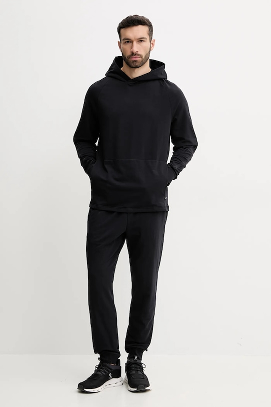 On bluză trening Studio 1MF11760553 negru SS25