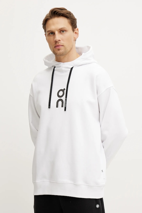 Mikina On Club s kapucňou biela 1ME10030069