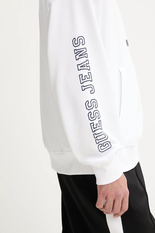 Guess Jeans bluza bawełniana M5GQ21.KCPR1 biały