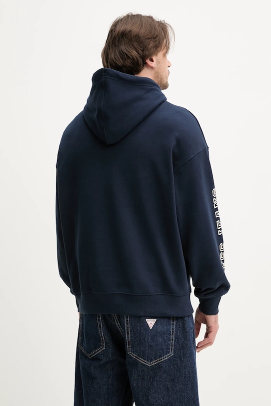 Odzież Guess Jeans bluza bawełniana M5GQ21.KCPR1 granatowy
