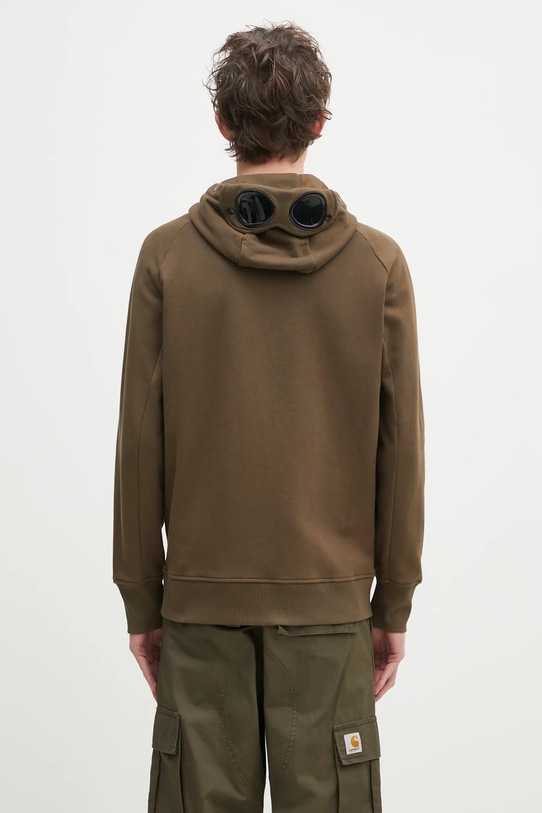 Одежда Хлопковая кофта C.P. Company 18CMSS028A005086W зелёный