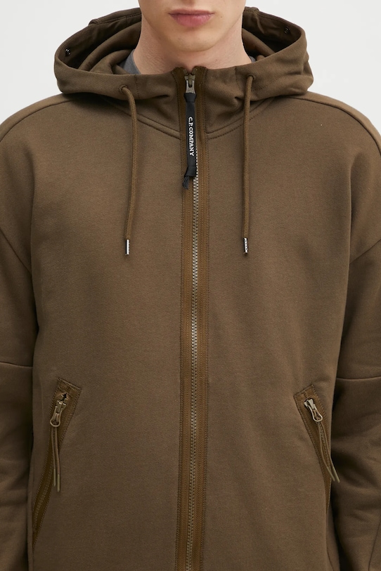 Бавовняна кофта C.P. Company 18CMSS028A005086W зелений