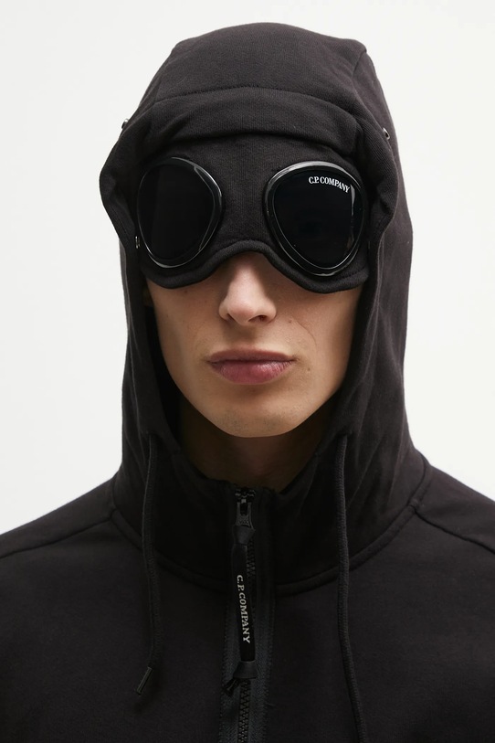 Хлопковая кофта C.P. Company чёрный 18CMSS028A005086W