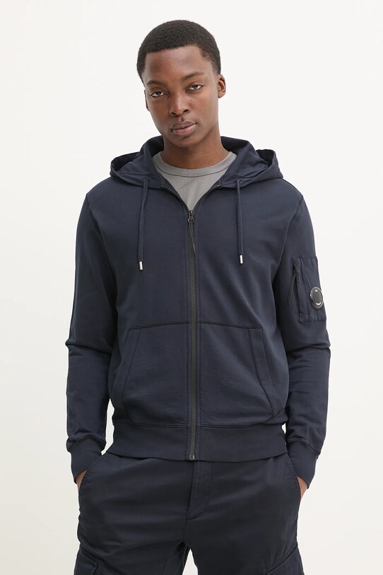 C.P. Company bluza bawełniana bawełna granatowy 18CMSS057A002246G