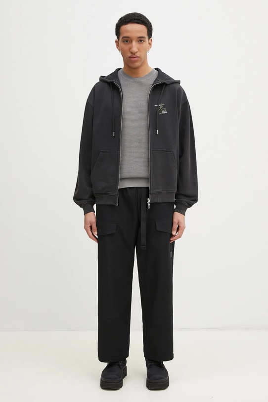 Filling Pieces bluza bawełniana Topiary 80699840626 szary