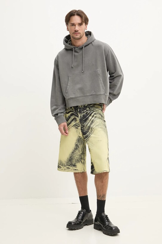 CAMPERLAB bluza bawełniana AU00018.001 szary SS25