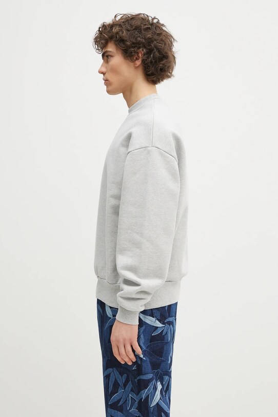MKI MIYUKI ZOKU hanorac de bumbac 800 Gsm Superweight Crewneck 800.GSM.SUPERWEIGHT.CRE gri SS25