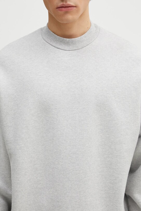 MKI MIYUKI ZOKU hanorac de bumbac 800 Gsm Superweight Crewneck gri 800.GSM.SUPERWEIGHT.CRE