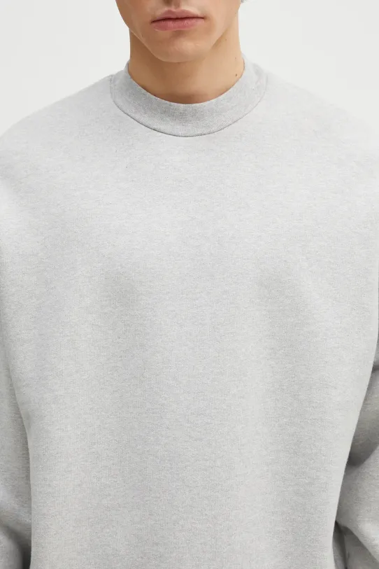 Βαμβακερή μπλούζα MKI MIYUKI ZOKU 800 Gsm Superweight Crewneck γκρί 800.GSM.SUPERWEIGHT.CRE