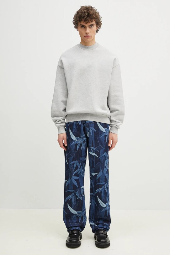 MKI MIYUKI ZOKU hanorac de bumbac 800 Gsm Superweight Crewneck 800.GSM.SUPERWEIGHT.CRE gri