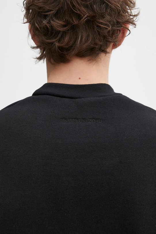 MKI MIYUKI ZOKU hanorac de bumbac 800 Gsm Superweight Crewneck negru 800.GSM.SUPERWEIGHT.CBL