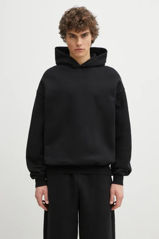 MKI MIYUKI ZOKU cotton sweatshirt 800 Gsm Superweight Hoody cotton black 800.GSM.SUPERW.HBL