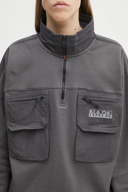 Суичър Napapijri B-Tusco Hz сив NP0A4IC9H981