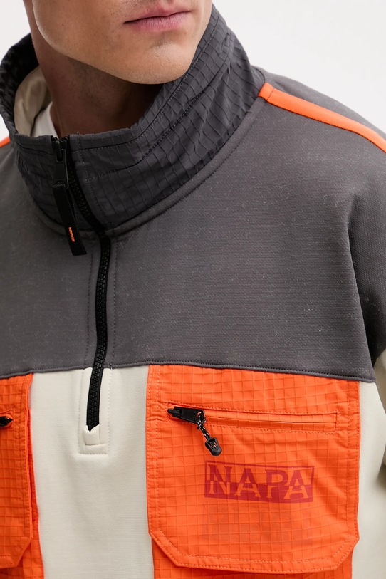 Napapijri bluza z domieszką wełny B-Tusco Hz NP0A4IC9N1J1