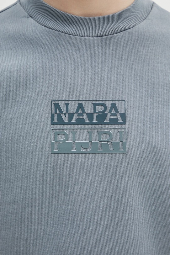 Napapijri hanorac de bumbac B-Cortona NP0A4ICBG1Y1 gri