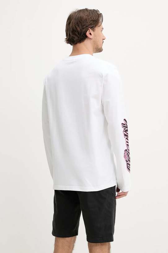 Îmbrăcăminte Karl Kani longsleeve din bumbac 60240035 alb