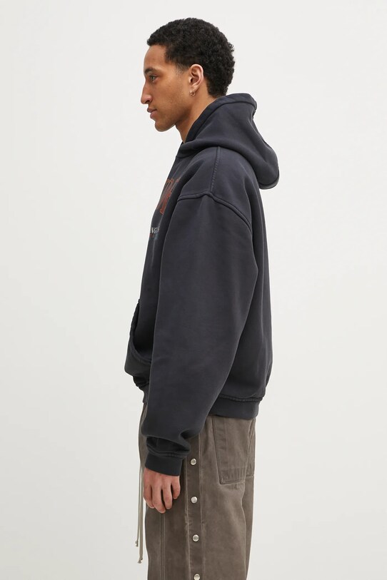 RHUDE hanorac de bumbac Bay Of Angels RHPS25HO01012 gri SS25