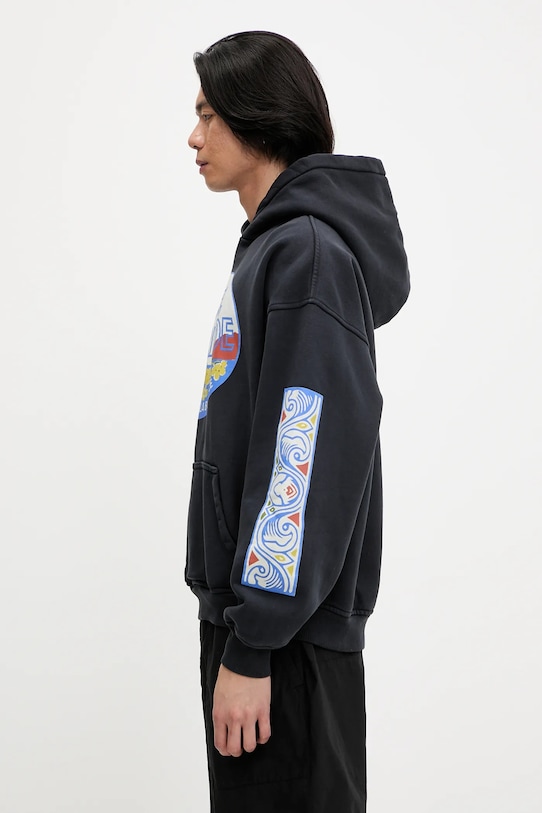 RHUDE felpa in cotone Hotel RHSS25HO01012 nero SS25