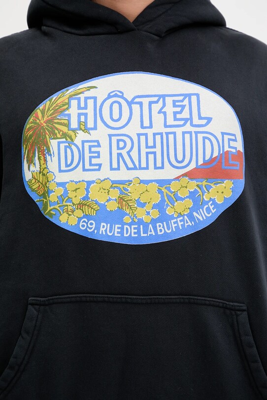 Хлопковая кофта RHUDE Hotel чёрный RHSS25HO01012